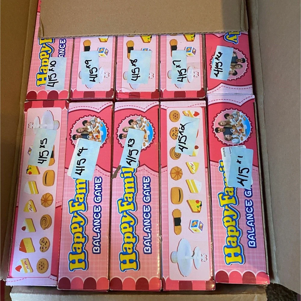 Happy Family Balance Game Cake and Cookie Stacking Toy‎ for Kids Ages 3+